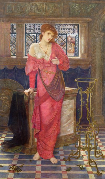 Isabella et le pot de basilic - John Melhuish Strudwick